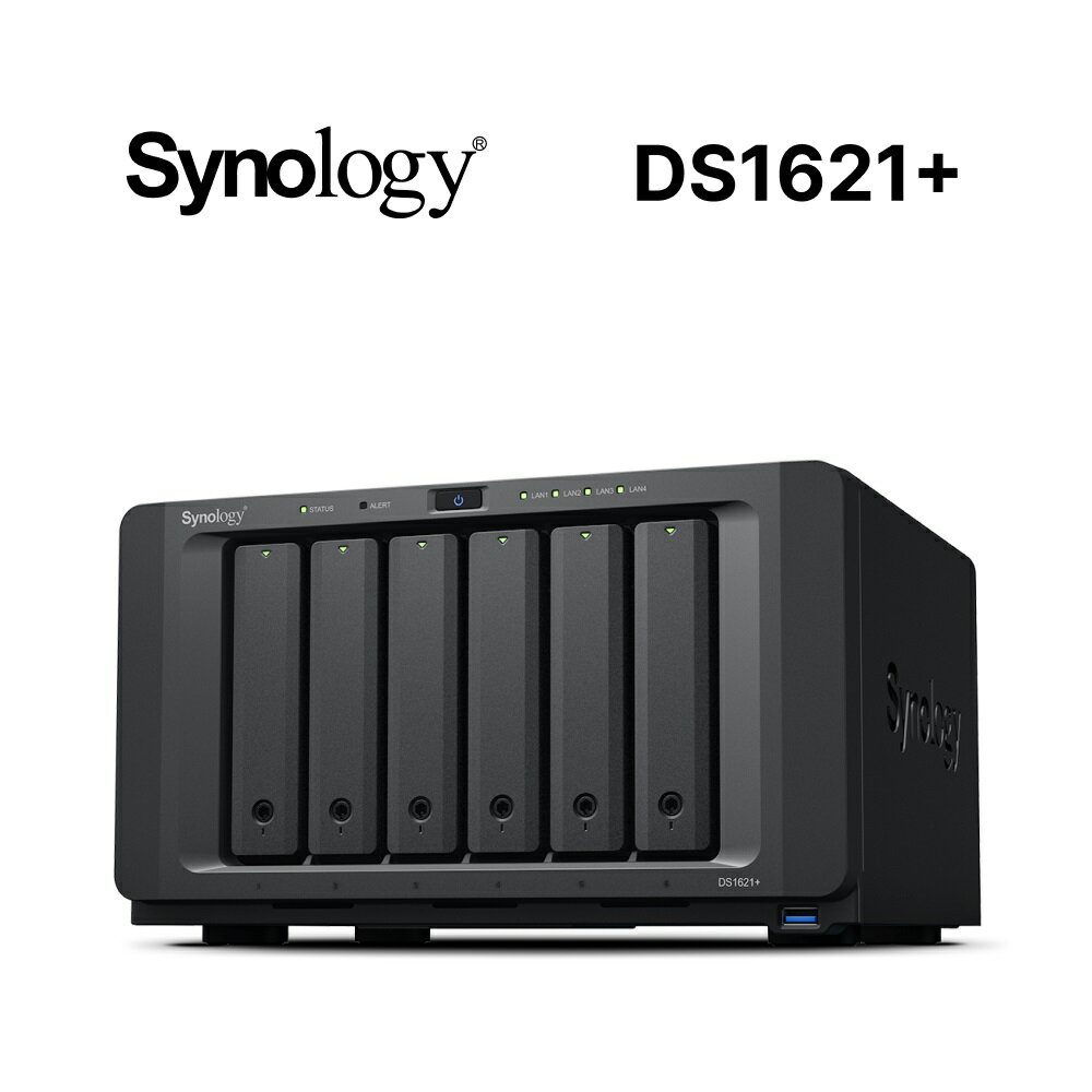 【hd數位3c】Synology DS1621+【6Bay】AMD Ryzen V1500B 四核(2.2GHz)/4GB D4/G-LAN*4【下標前請先詢問 有無庫存】