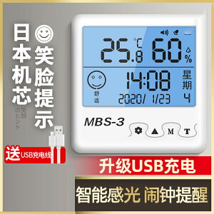 香彩溫濕度計嬰兒干濕室內家用電子數顯精準高精度壁掛式溫度表