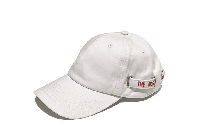 FINDSENSE X 新款帽子休閑韓版純色軟頂棒球帽子男女簡約側字母遮陽鴨舌帽彎檐帽