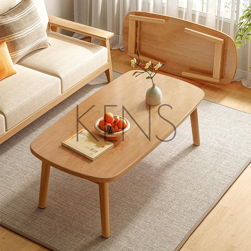 茶桌 小桌 茶幾 邊幾 可折疊客廳家用小戶型茶桌簡約現代簡易原木桌子極簡實木