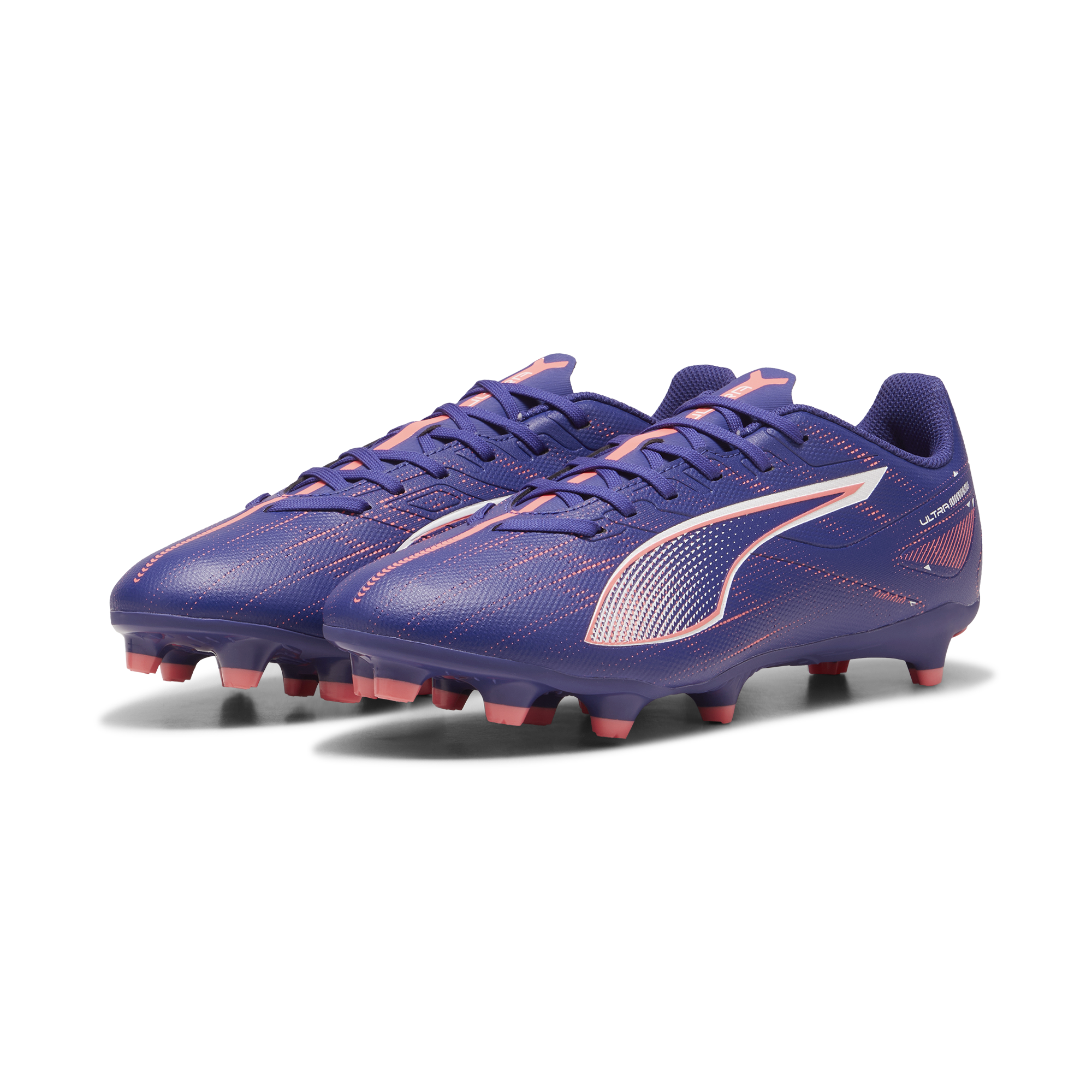 PUMA ULTRA 5 PLAY FG/AG 成人足球釘鞋 藍粉 草地釘鞋 大釘 10768901 【樂買網】