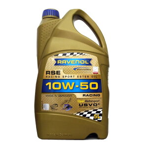 RAVENOL RSE 10W50 RACING 全合成機油 酯類機油 5L【最高點數22%點數回饋】