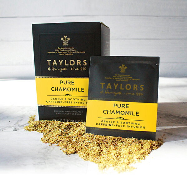 英國Taylors 清新洋甘菊茶(無咖啡因)- 皇家茶包系列 Fresh Chamomile Tisane  20入/盒 3