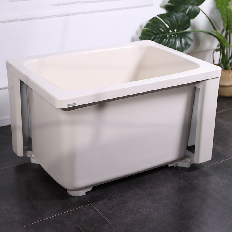 {可打統編 保固一年}TOTO獨立浴缸0.8/1/1.2米日本進口雙裙邊迷你小戶型保溫深泡浴盆 3