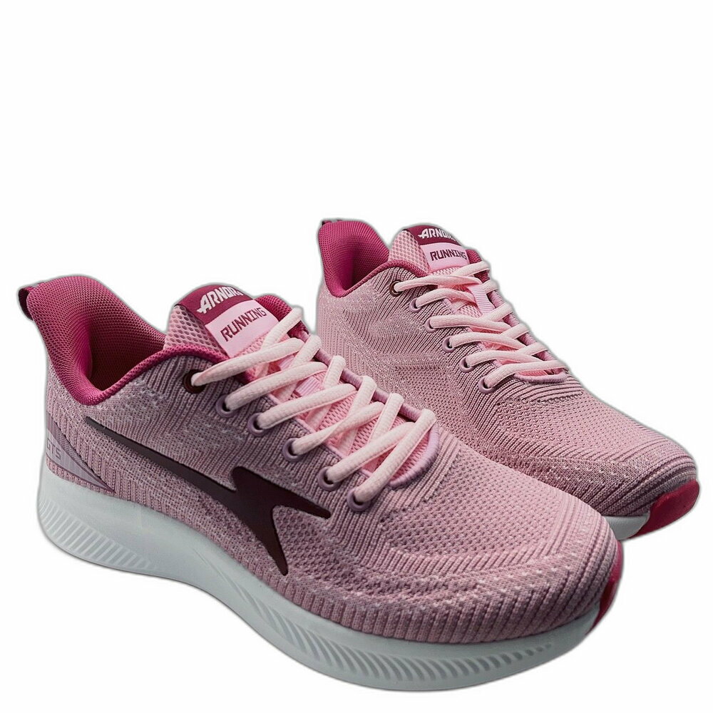 ARNOR輕量透氣運動女鞋-藕粉色 另有藍粉色可選 - 女大童鞋 女大童 ARNOR 透氣運動鞋 運動鞋 布鞋 跑步鞋