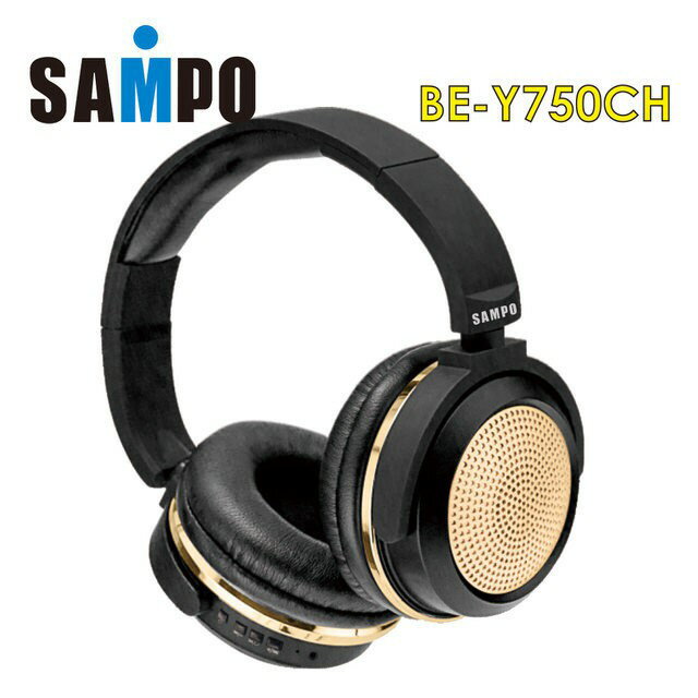 SAMPO 聲寶 BE-Y750CH 耳罩式藍牙耳機 軟式耳墊 免持通話 可調角度