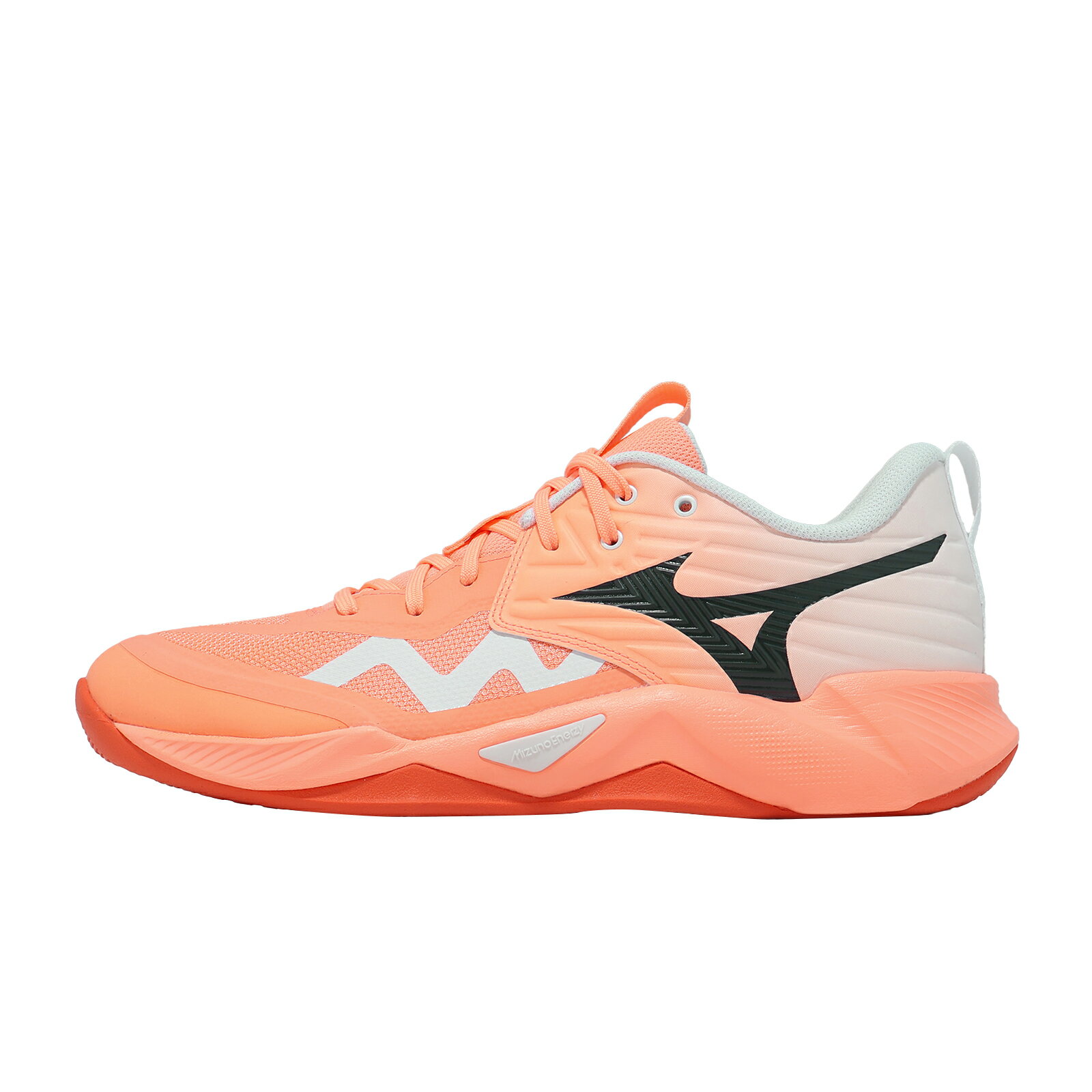 Mizuno 美津濃 排球鞋 Wave Momentum Pro 男鞋 橘 緩震 抓地 運動鞋 V1GA2540-80