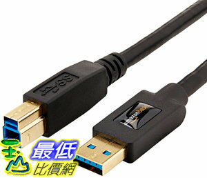 <br/><br/>  [106美國直購] AmazonBasics USB 3.0 Cable - A-Male to B-Male - 6 Feet (1.8 Meters)<br/><br/>