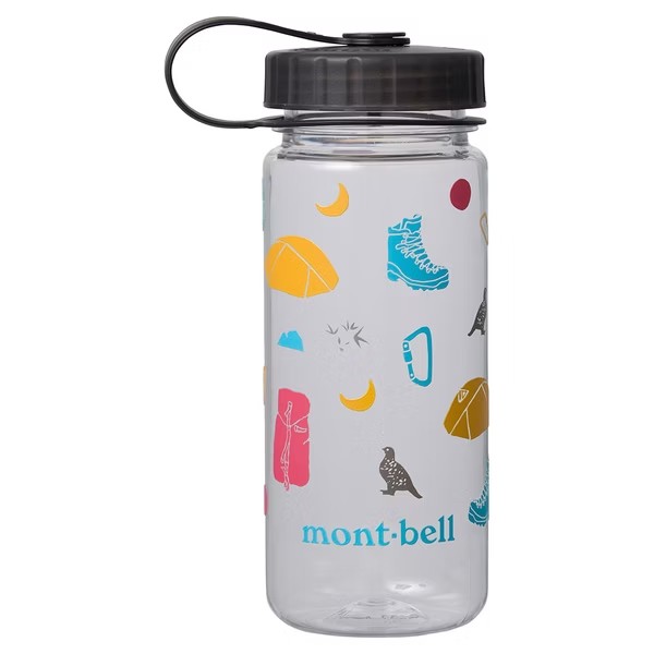 ├登山樂┤日本 mont-bell Print Clear Bottle 0.5L #1 水瓶透明 # 1134223CLER