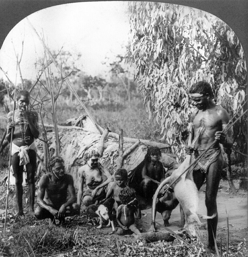 Posterazzi: Aboriginal Australians Na Camp Of Aboriginal People At ...