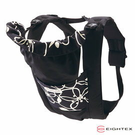 日本 EIGHTEX 桑克瑪為好 Prele五合一多功能背巾 花樣黑『121婦嬰用品館』