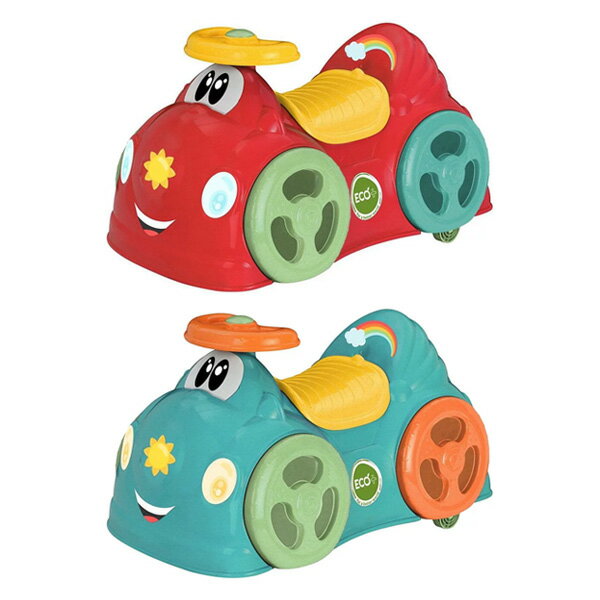 Chicco ECO+360度旋轉訓練車-莓果紅/青檸綠【悅兒園婦幼生活館】
