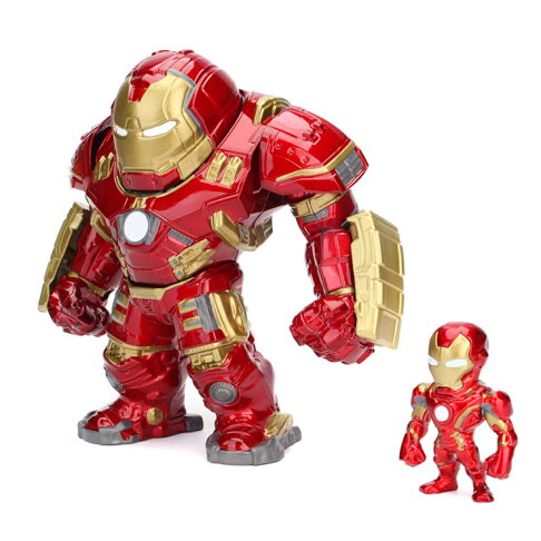ISONA 16公分Jada Metals合金鋼鐵人公仔 漫威公仔 反浩克裝甲 MK44可動模型公仔 手腳可動 0