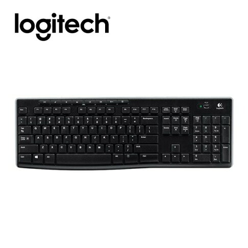 Logitech 羅技 無線鍵盤 K270 2.4GHz 中文版 全黑 無線 有注音 薄膜式 0