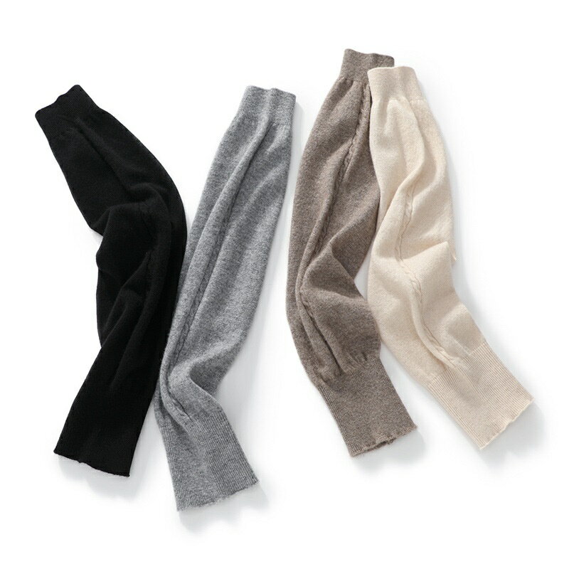 針織腿套羊毛護腿-高級感防風長護腿男女配件4色74jr58【獨家進口】【米蘭精品】