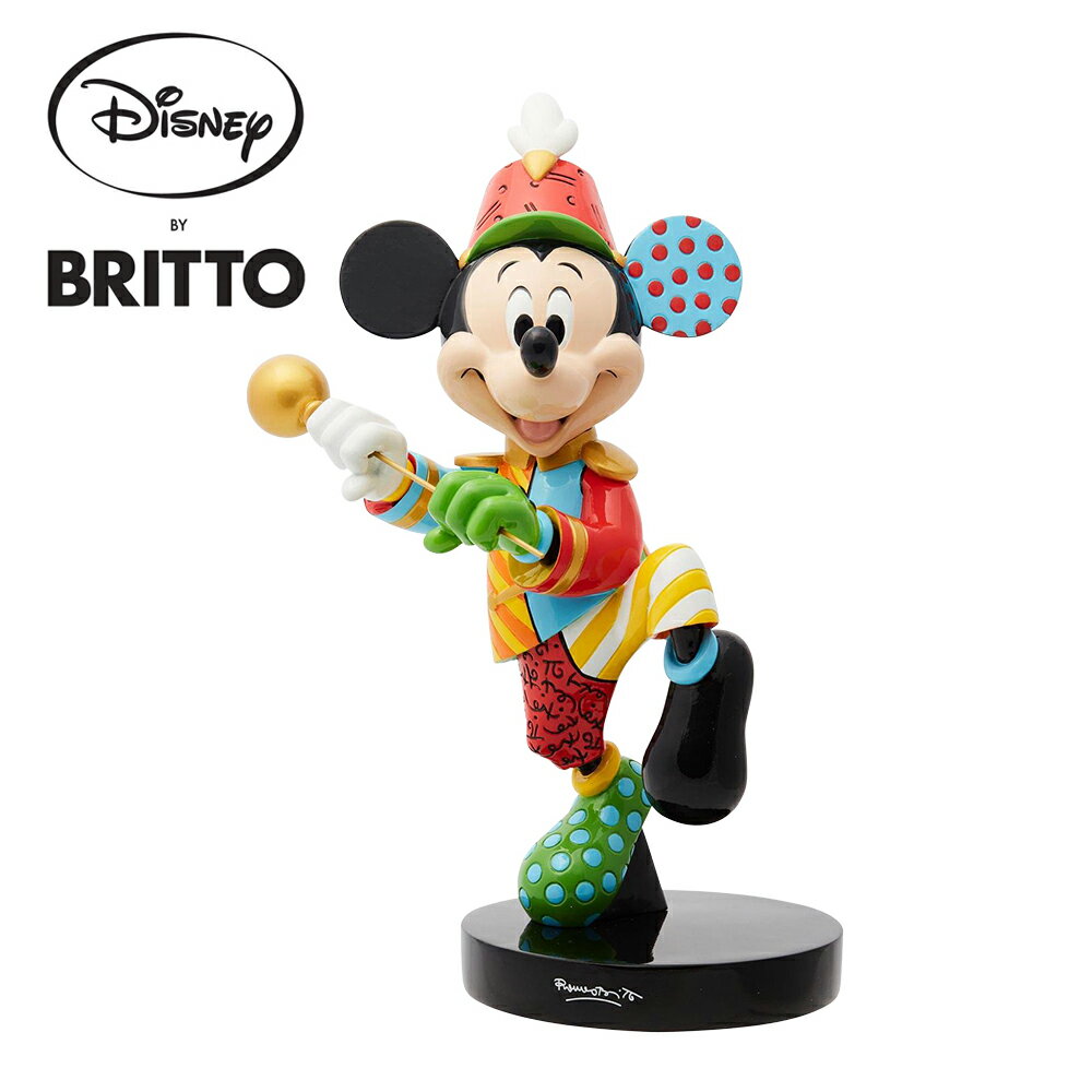 【正版授權】Enesco Britto 米奇樂隊指揮 塑像 公仔 精品雕塑 米奇家族 迪士尼 Disney - 403431