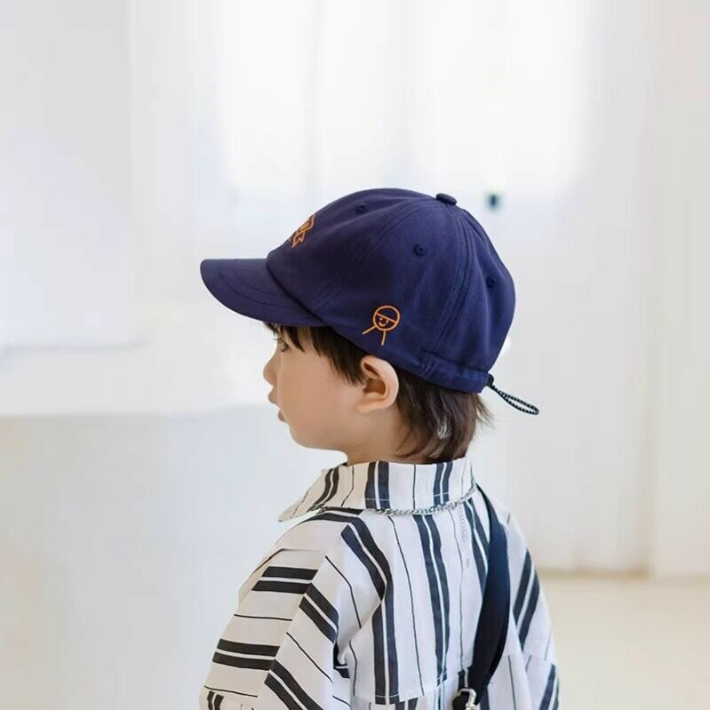 兒童帽子男孩春秋季男童鴨舌帽寶寶棒球帽女童遮陽防曬小孩秋冬款