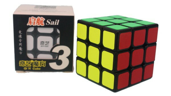 魔方格 奇藝三階魔方 魔術方塊 (盒裝) /一個入(定100) 3x3x3 比賽專用 三階魔方 152 EQY609