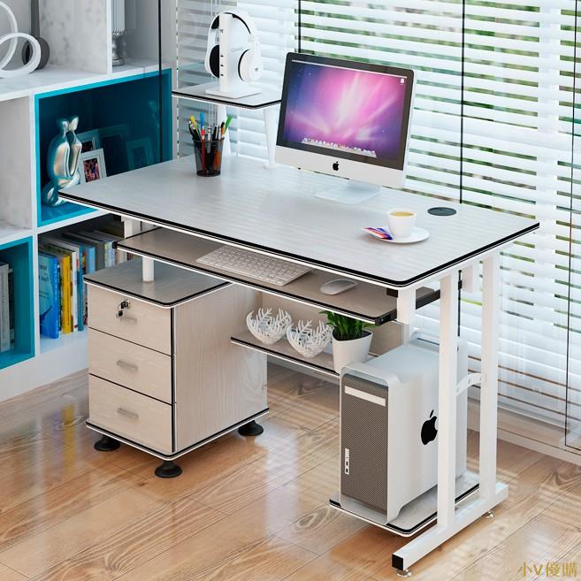 小V優購電腦桌 電腦桌書桌 電腦桌抽屜 電腦辦公桌 書桌 寫字桌 收納桌 電腦桌子 書桌收納