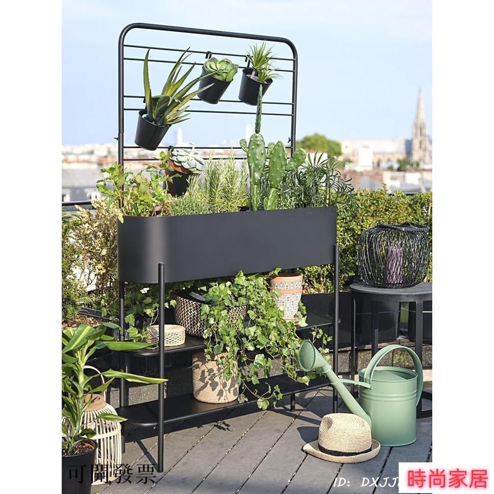 免運 鐵藝花架置物架陽臺戶外花園植物架室外落地隔斷花盆架綠植擺放架特惠/開立發票S1007