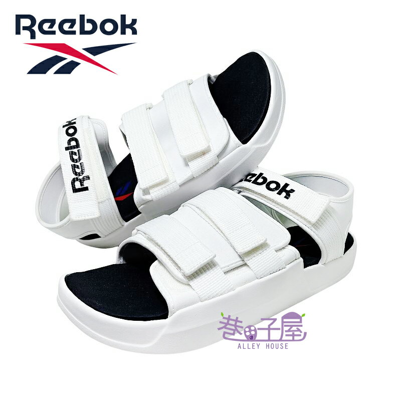 【福利品出清】Reebok 男鞋 SANDALSTYL 休閒涼鞋 運動涼鞋 [EF9613] 白【巷子屋】