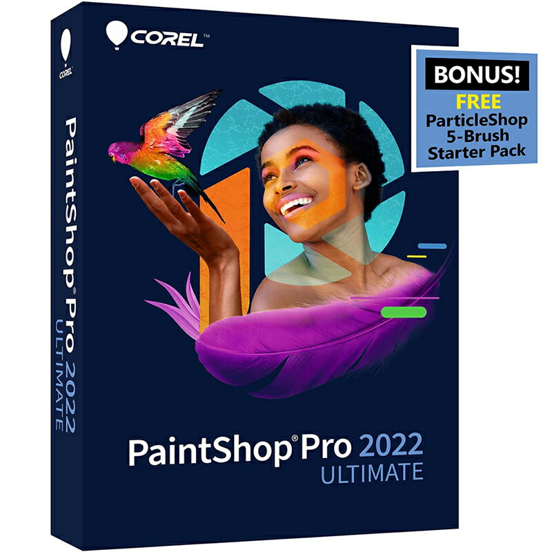 [3美國直購] 美國暢銷軟體 Corel PaintShop Pro 2022 Ultimate Photo Editing Graphic Design Software