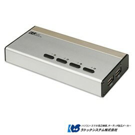 【EC數位】RATOC 4-Port DVI USB電腦KVM切換器 (REX-430UDA)