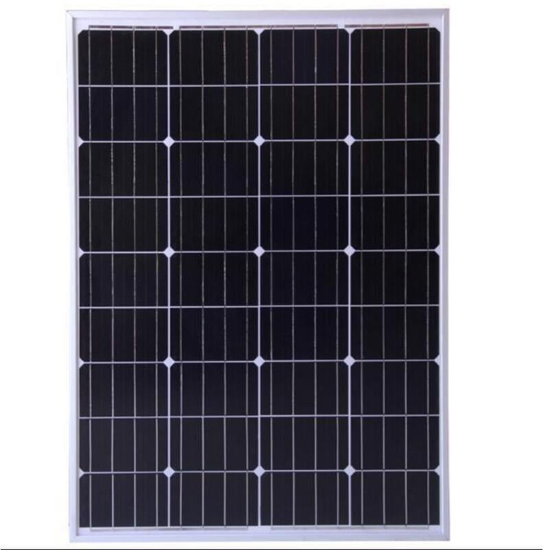 太陽能板 全新100W單晶太陽能發電板太陽能板電池板太陽能發電系統12V家用