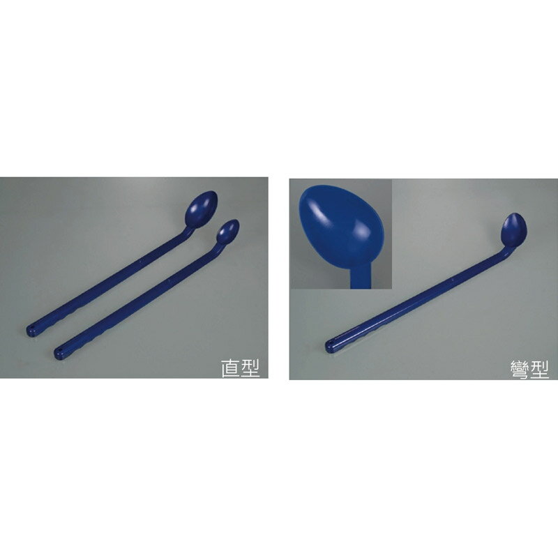 《burkle》可檢測長柄採樣匙 Detectable spoon, long handle, blue