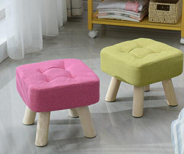 小板凳 實木小凳子時尚家用成人坐墩客廳沙發凳矮凳創意布藝小板凳小椅子