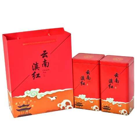 2019新款如初系列茶葉禮盒 長方形茶葉罐 簡約復古 茶葉盒空禮盒