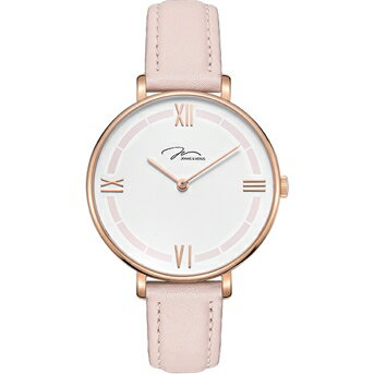 送禮首選★【J&V】我的女王系列甜美蜜桃款(X01856-Q3.PPWLR)-36mm 附防塵袋+提袋【全館滿額折價★APP下單點數4倍送】線上購買享_實體門市同步服務