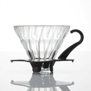 金時代書香咖啡 HARIO V60黑色01玻璃濾杯 1-2杯 VDG-01B