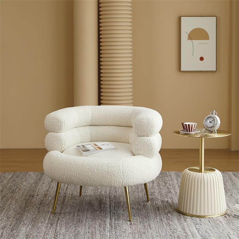沙發 懶人沙發 現代簡約北歐風設計師小戶型客廳羊羔絨休閑單人沙發椅陽臺懶人椅
