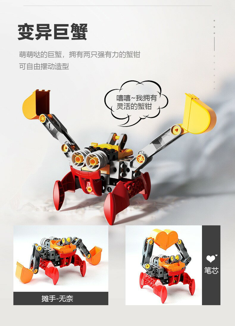 費樂積木男寶最愛 機械百變工程積木 擰螺絲益智拼裝積木 大顆粒積木相容樂高得寶系列 5