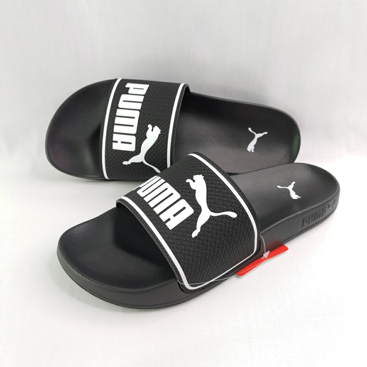 PUMA 38413901 Leadcat 2.0 男款 拖鞋 海綿內襯 黑【iSport愛運動】
