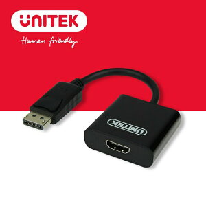 【樂天限定_滿499免運】UNITEK DisplayPort 轉 HDMI轉換器(Y-5118DA)