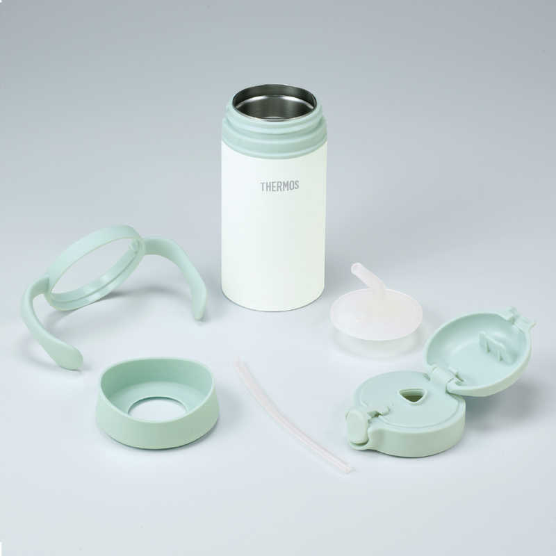 日本 THERMOS 兒童保冷瓶 350ml FJT-350 學習杯 兒童 水壺 水杯 吸管杯 止滑 低飽和 專用袋 【小福部屋】 7