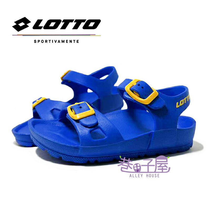 LOTTO樂得-義大利第一品牌 童鞋 防水涼鞋 休閒涼鞋 運動涼鞋 [LT9AKS0276] 藍【巷子屋】