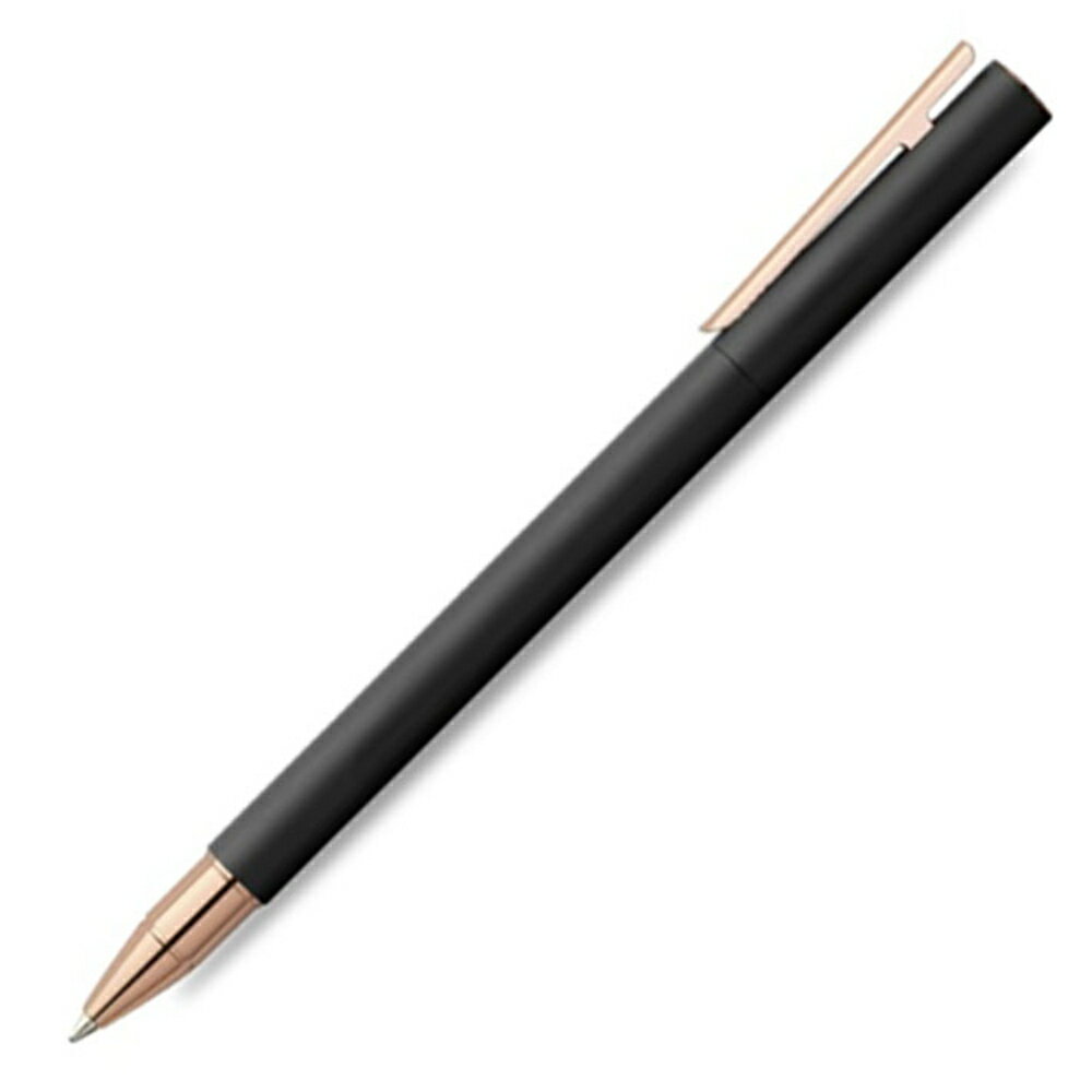 FABER-CASTELL NEO 黑沙袖珍帝黃金 鋼珠筆*加贈筆套【領券滿額再折千8/31止】