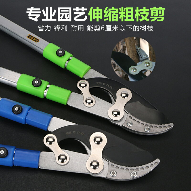 果樹剪園藝粗枝剪刀修枝高枝剪園林美化省力伸縮大力剪強力剪家用