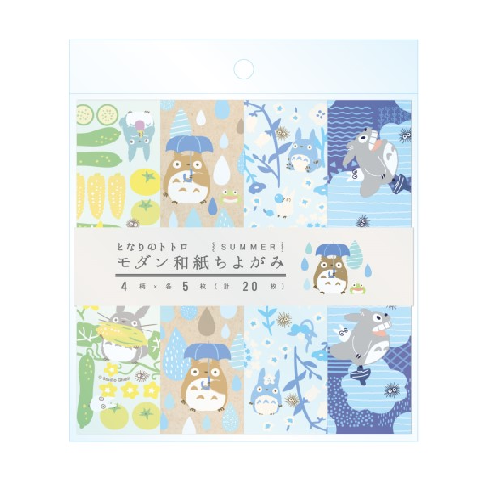 真愛日本 宮崎駿 吉卜力 龍貓們 夏季 日本製 日式 和紙 千代紙 摺紙 摺紙鶴 美勞 裝飾