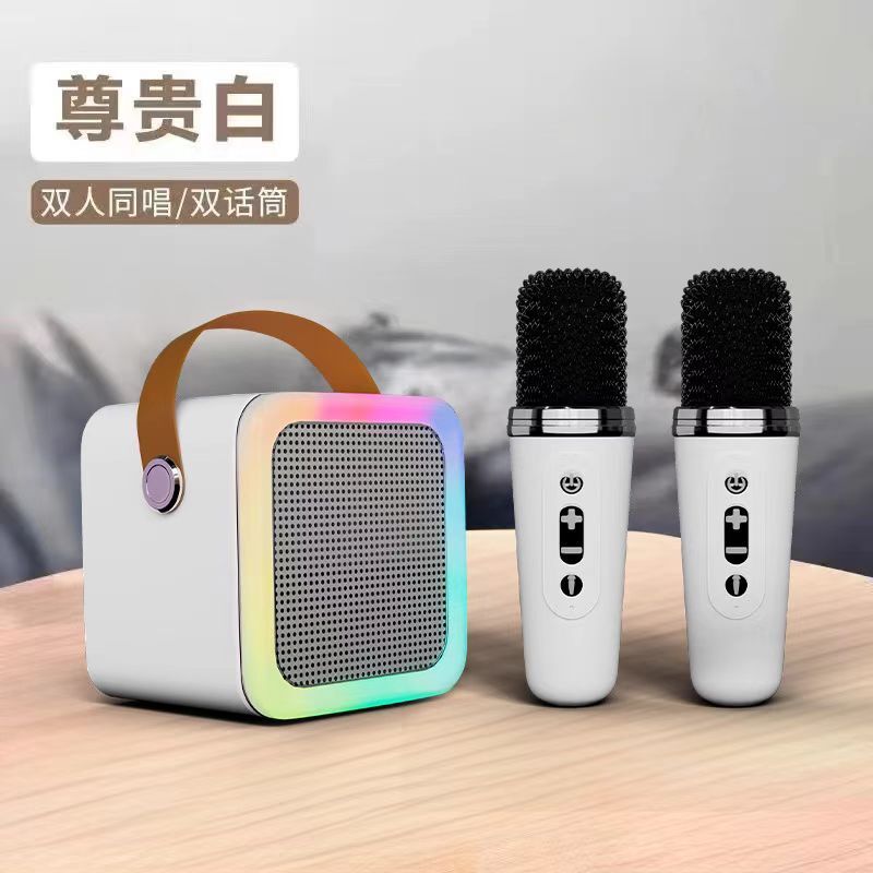 麥克風K12藍芽音箱音響點歌無線一體機家庭KTV套裝兒童雙人【尚宜家居】