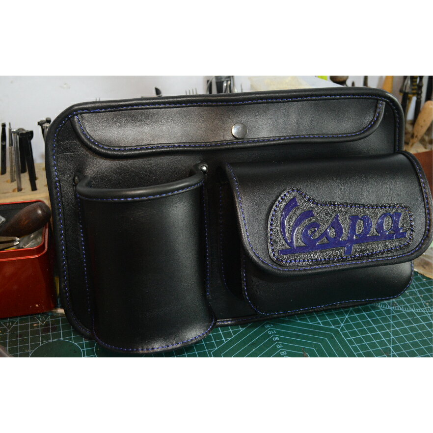 「新款」Vespa偉士牌GTSGTV300LX春天衝刺150前置包置物包手套箱掛包 8