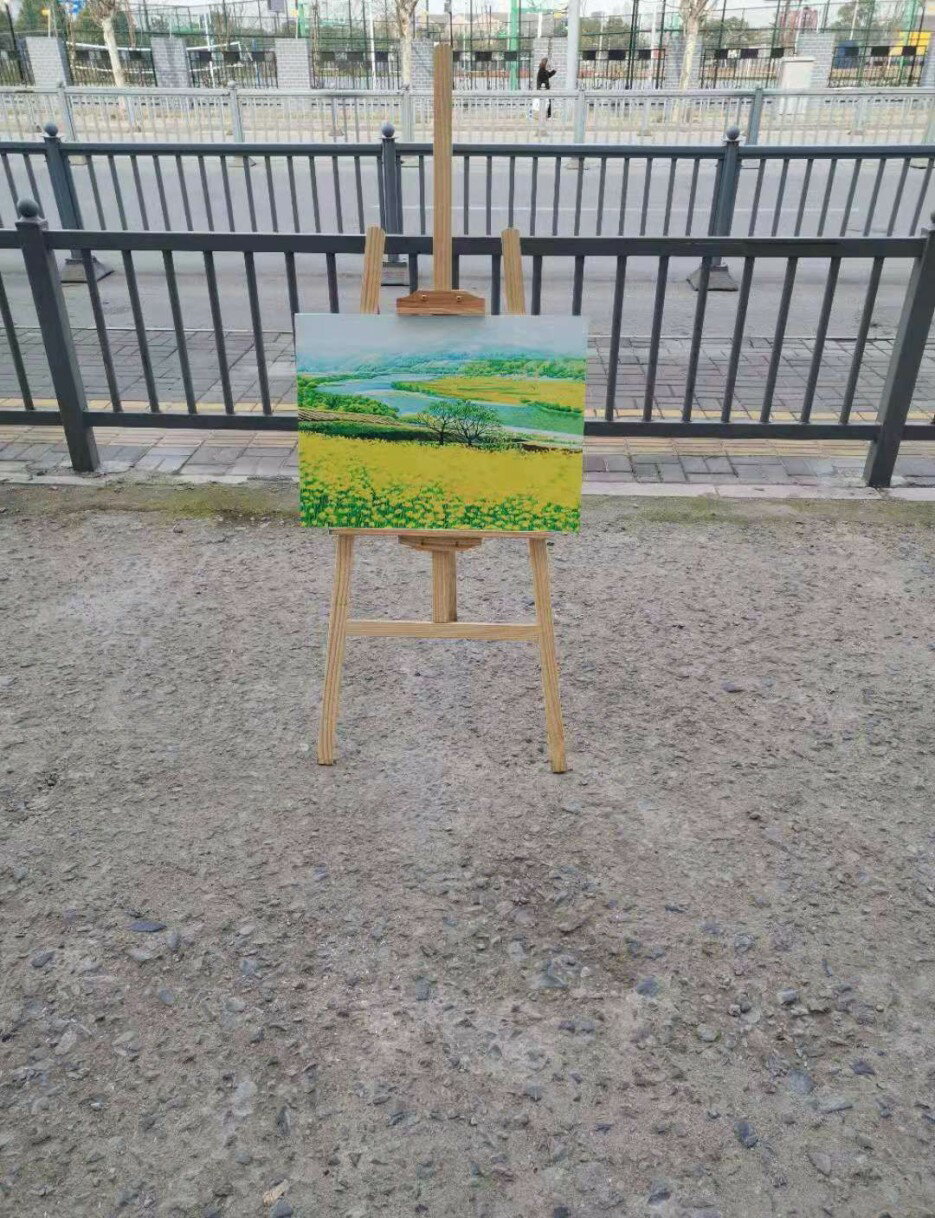 森系戶外旅拍婚紗攝影展架油畫手拿板時尚創意影樓拍照婚禮道具