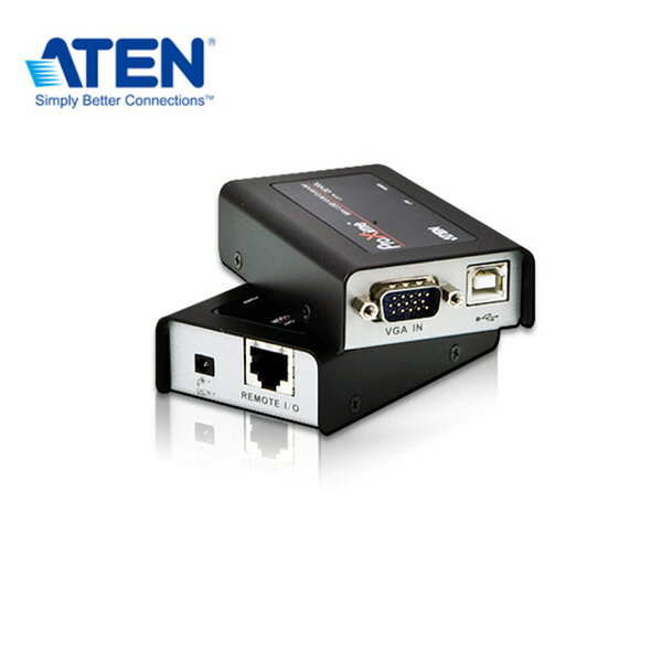 【預購】ATEN CE100 USB VGA Cat 5迷你型KVM延長器 (1280 x 1024@100公尺)