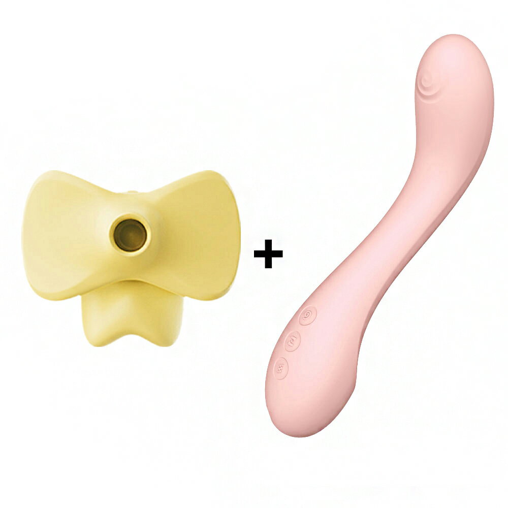 赫茲少女 #101 Touch瞬吸環+失重#808 App版智能G點棒(黃小吸+幻日桃桃)