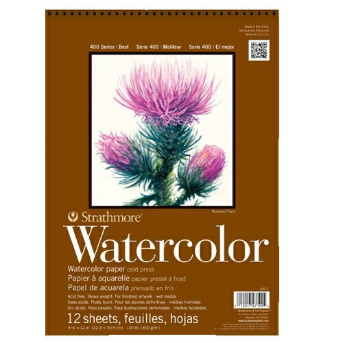 美國 Stathmore 絲蒂摩400系列水彩本 / (環裝) *440-1/ 2本入【領券滿額再折千11/30止】