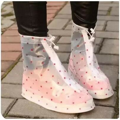 圓點 雨鞋套 韓版 可愛 時尚 防水雨鞋套 鞋套
