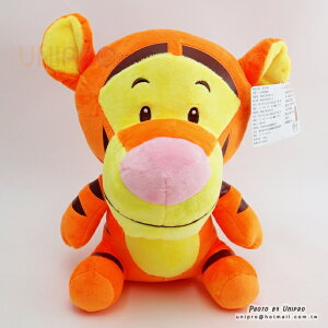 【UNIPRO】迪士尼 小熊維尼 的朋友 Q版 跳跳虎 玩偶 造型 布偶 Tiger 26公分